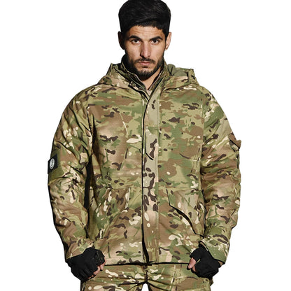 Veste Tactique Homme Hiver – HAN WILD Camouflage | Softshell | Polaire | Coupe-Vent | Randonnée | Chasse | Outdoor - BLACKBEARD OUTDOOR INDUSTRIES