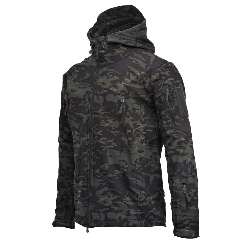 Veste SoftShell Imperméable pour Extérieur 2021 – Coupe-Vent pour Chasse, Ski, Randonnée, Camping, Pêche et Activités Tactiques – Hommes & Femmes - BLACKBEARD OUTDOOR INDUSTRIES