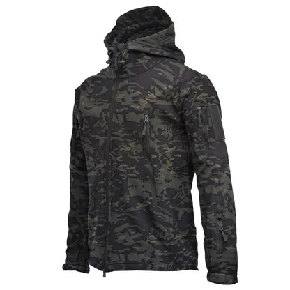 Veste SoftShell Imperméable pour Extérieur 2021 – Coupe-Vent pour Chasse, Ski, Randonnée, Camping, Pêche et Activités Tactiques – Hommes & Femmes - BLACKBEARD OUTDOOR INDUSTRIES
