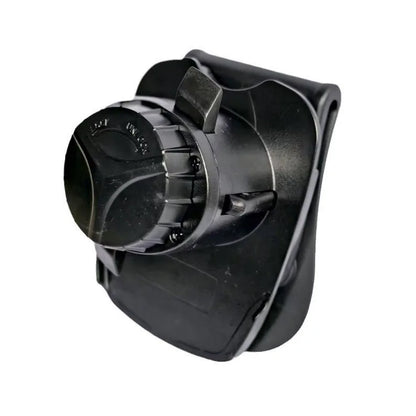 Porte-Menottes Universel Open Top Polymère – Verrou Sécurité + Clip Réglable 60° | S&W, ASP, CTS | 2 Types - BLACKBEARD OUTDOOR INDUSTRIES