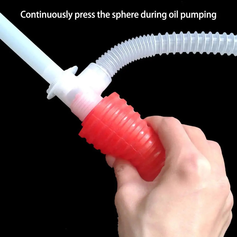 Pompe Manuelle de Siphon pour Transfert de Liquides – Pompe à Main Portable pour Essence, Diesel, Huile et Autres Liquides - BLACKBEARD OUTDOOR INDUSTRIES