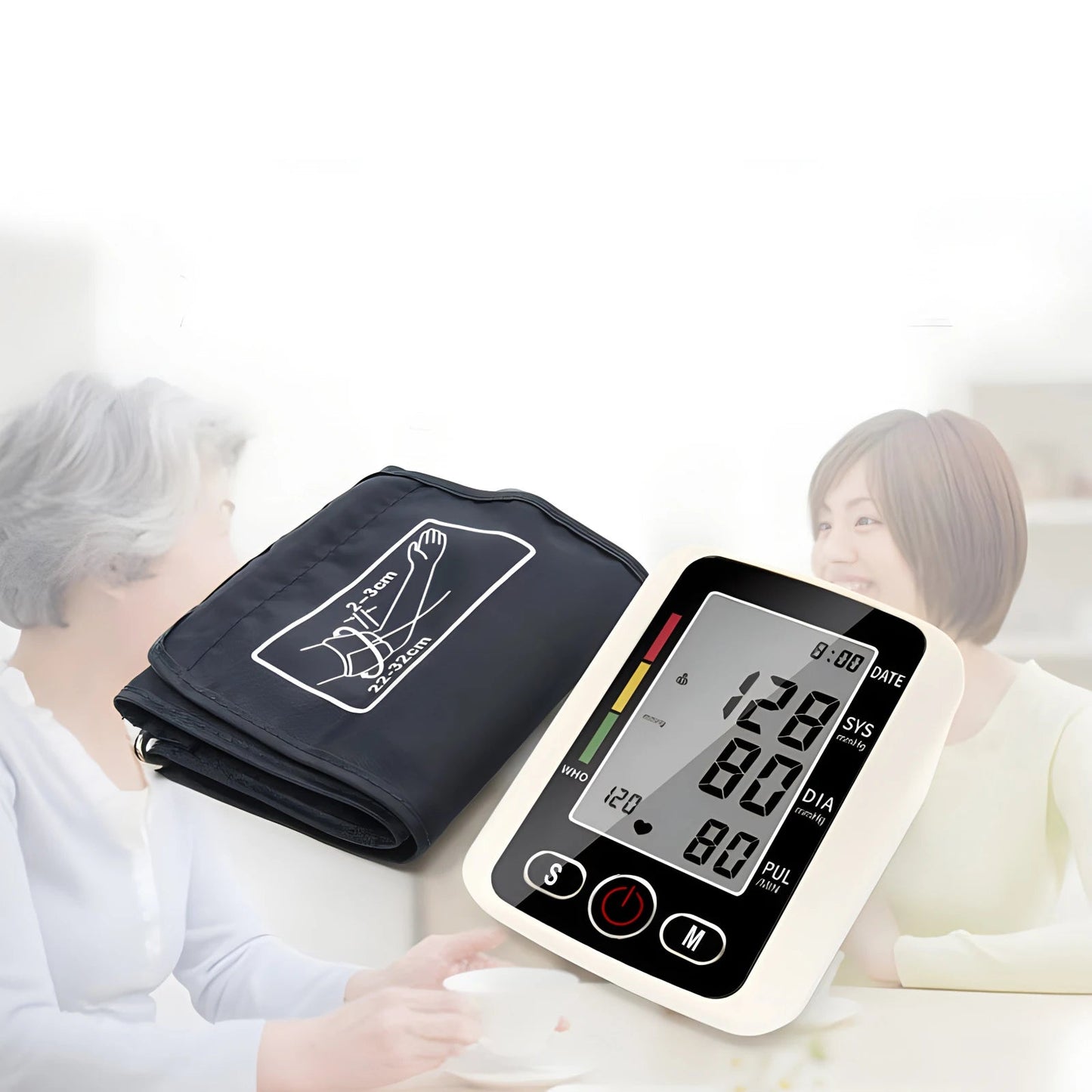 Tensiomètre Digital Automatique au Bras – Moniteur de Pression Artérielle et de Pouls avec Grand Écran Ma boutique