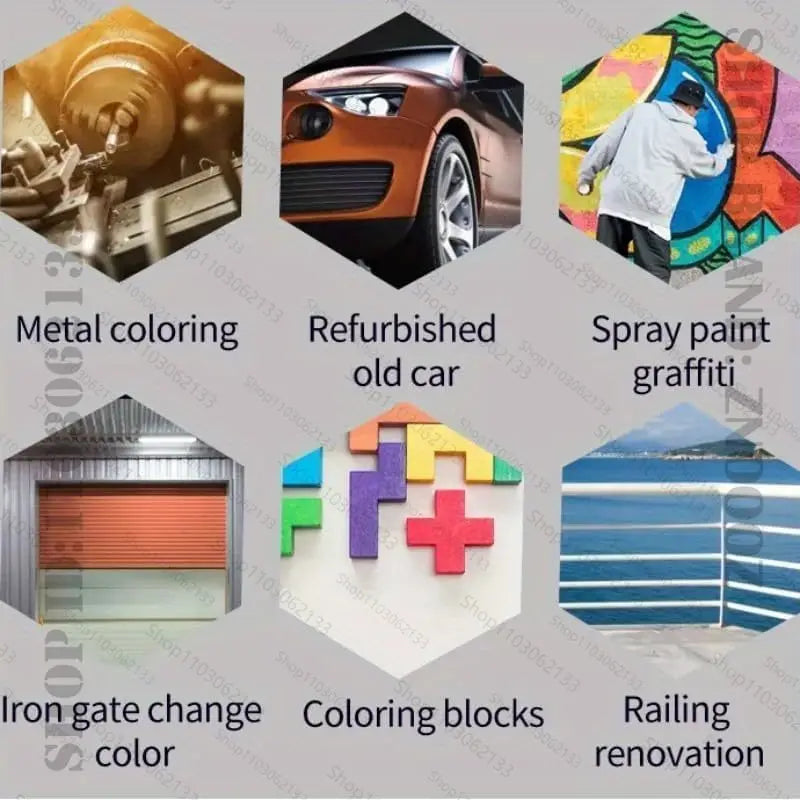 Lot de 2 Bombes de Peinture en Spray 450 ml – Multi-surfaces - BLACKBEARD OUTDOOR INDUSTRIES