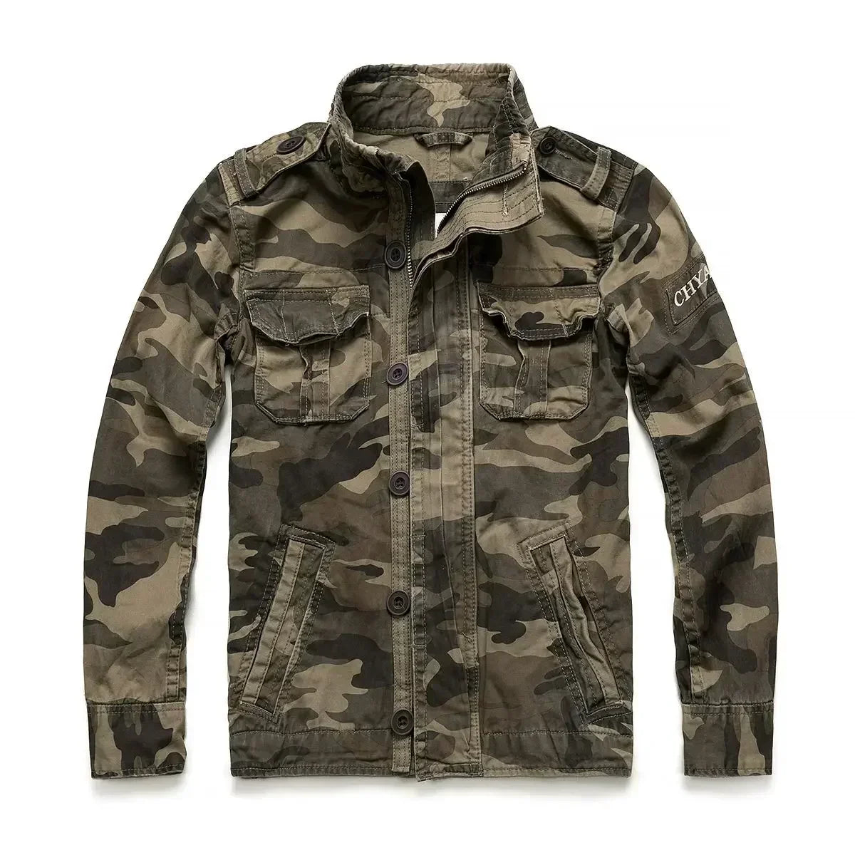 2025 Men Jacket Men M65 Denim Retro Cargo Jacketes Outdoor Multi Pockets Camo Tops Field Casual Fashion Hiking Coats Uniform BLACKBEARD OUTDOOR INDUSTRIES