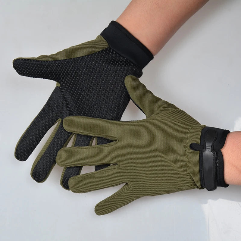 Gants Tactiques Légers & Respirants – Doigts Complets ou Demi-Doigts | Chasse, Airsoft, Cyclisme