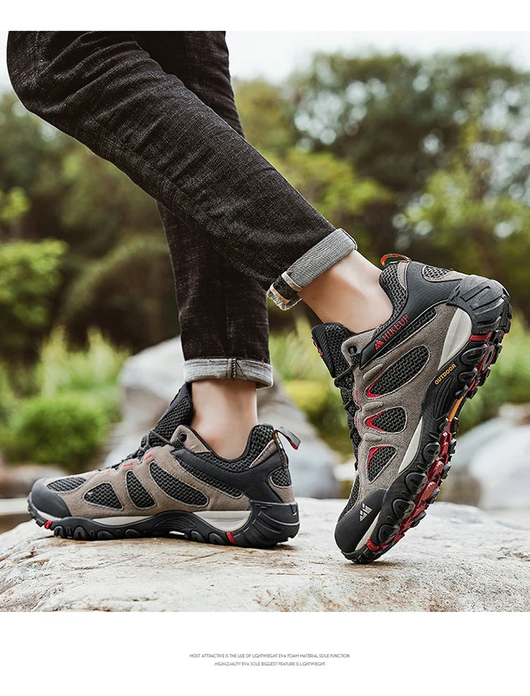 Chaussures de Randonnée Homme HIKEUP – Respirantes, Antidérapantes, Splashproof – Trekking, Chasse, Escalade - BLACKBEARD OUTDOOR INDUSTRIES