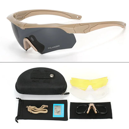 Lunettes tactiques, verres PC ou polarisés