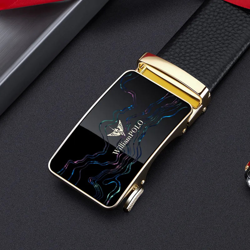 Ceinture en Cuir de Vachette Business WILLIAMPOLO Ma boutique