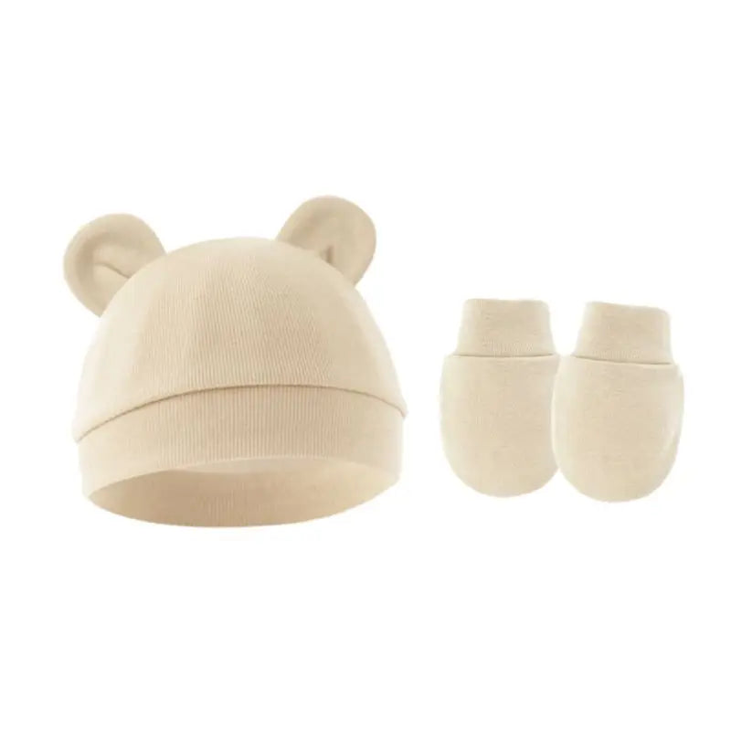 ensemble bonnet et gant coton pour enfants 1/3ans Ma boutique