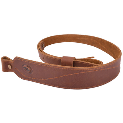 Sangle Fusil Cuir Véritable Réglable – Chasse, Carabine Vintage, 4mm, 2 Coloris