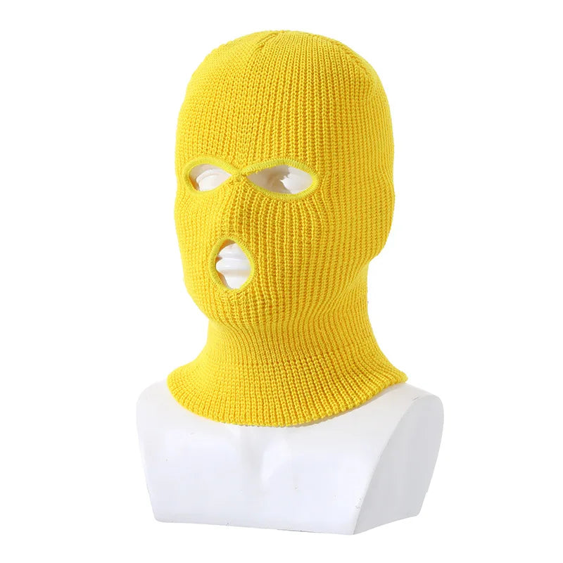 Balaclava cagoule trois trous en fibre acrylique Ma boutique