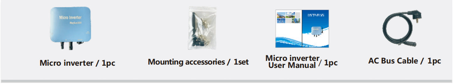 Onduleur Solaire On-Grid 1000W MaySun avec Connecteurs MC, WIFI & Surveillance Cloud - BLACKBEARD OUTDOOR INDUSTRIES