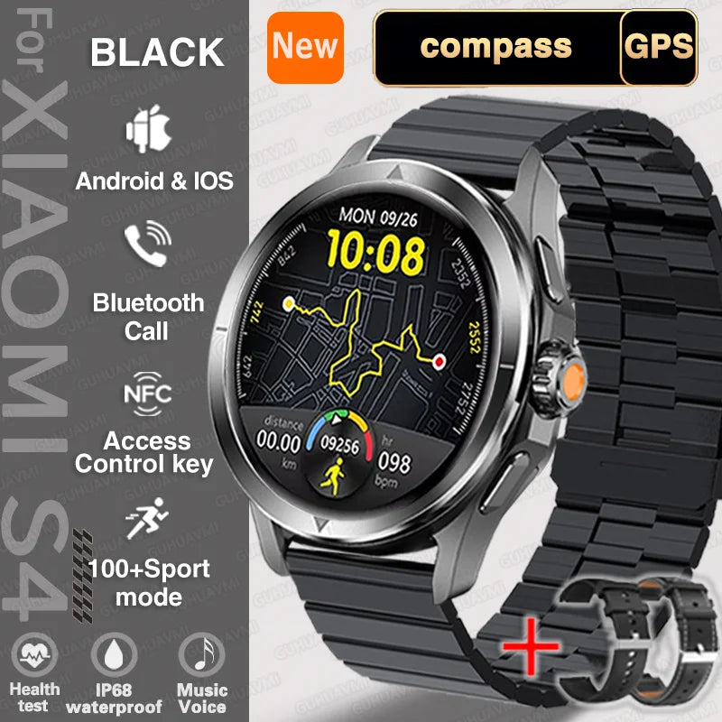 Xiaomi S4 Ultra – Montre Connectée Sport Outdoor avec GPS, NFC, Écran AMOLED, Appels Bluetooth, Suivi Santé Complet - BLACKBEARD OUTDOOR INDUSTRIES