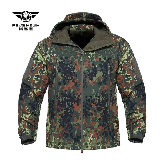 Veste Softshell Homme Shark Skin - Chaude, Respirante et Résistante aux Intempéries - BLACKBEARD OUTDOOR INDUSTRIES