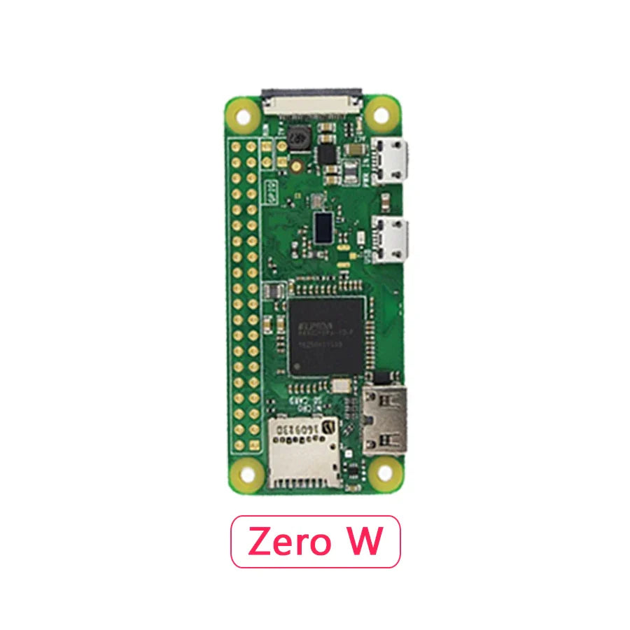 Carte Raspberry Pi Zero Officielle – Zero / Zero W / Zero 2 W / Zero-Solder / Zero W-Solder avec Header Soudé – 512 Mo RAM – Puce Broadcom Ma boutique