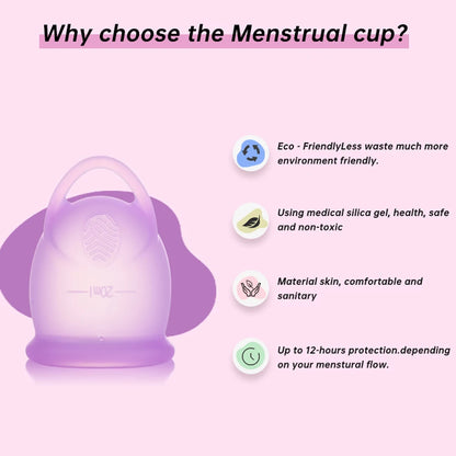Coupe Menstruelle avec Anneau de Retrait Facile | Alternative Écologique aux Tampons & Serviettes - BLACKBEARD OUTDOOR INDUSTRIES