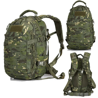 Sac à Dos Tactique YIDONG 25L MOLLE Oxford 600D – Imperméable, Laptop & Hydratation | Randonnée, Camping | 11 Coloris