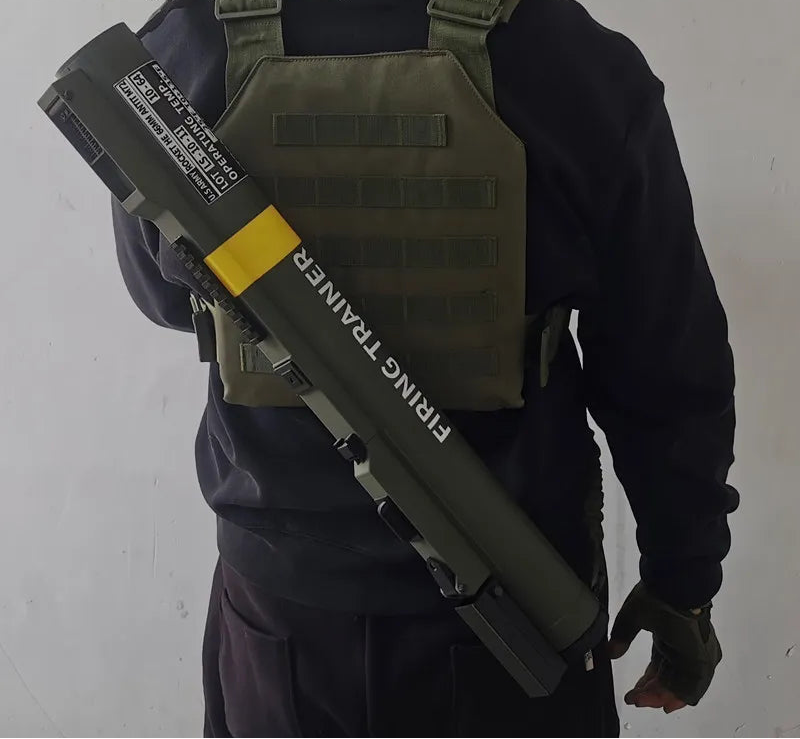Maquette 3D Lance-Roquettes M72 LAW Américain — Extensible, Non Fonctionnel, Éducatif
