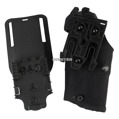 Holster Tactique Glock 17 Gen4 / G19 + X300/X300U – Verrouillage Rapide, Intérieur Floqué, Sangle Cuisse | Droitier | 5 Coloris - BLACKBEARD OUTDOOR INDUSTRIES