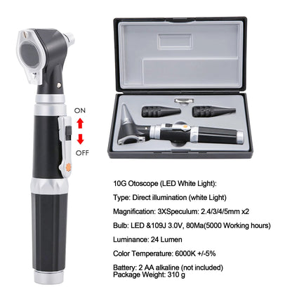 Otoscope - Ear Scope with Light, Ear Infection Detector,Perfect for Nursing & Medical Students for Kids and Adults & Pets BLACKBEARD OUTDOOR INDUSTRIES