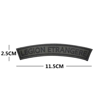 Patch Brodé Légion Étrangère France IR – Hook & Loop | Brassard, Sac à Dos & Uniforme