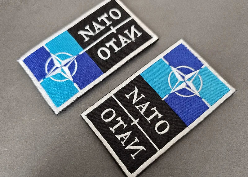 Patch Drapeau OTAN NATO Brodé Réfléchissant Hook & Loop – Tactique Militaire, 4 Modèles - BLACKBEARD OUTDOOR INDUSTRIES