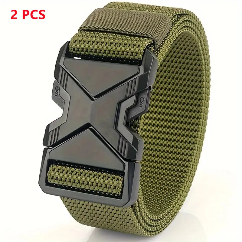 Lot de 2 Ceintures Tactiques en Toile – Style Sportif & Décontracté - BLACKBEARD OUTDOOR INDUSTRIES