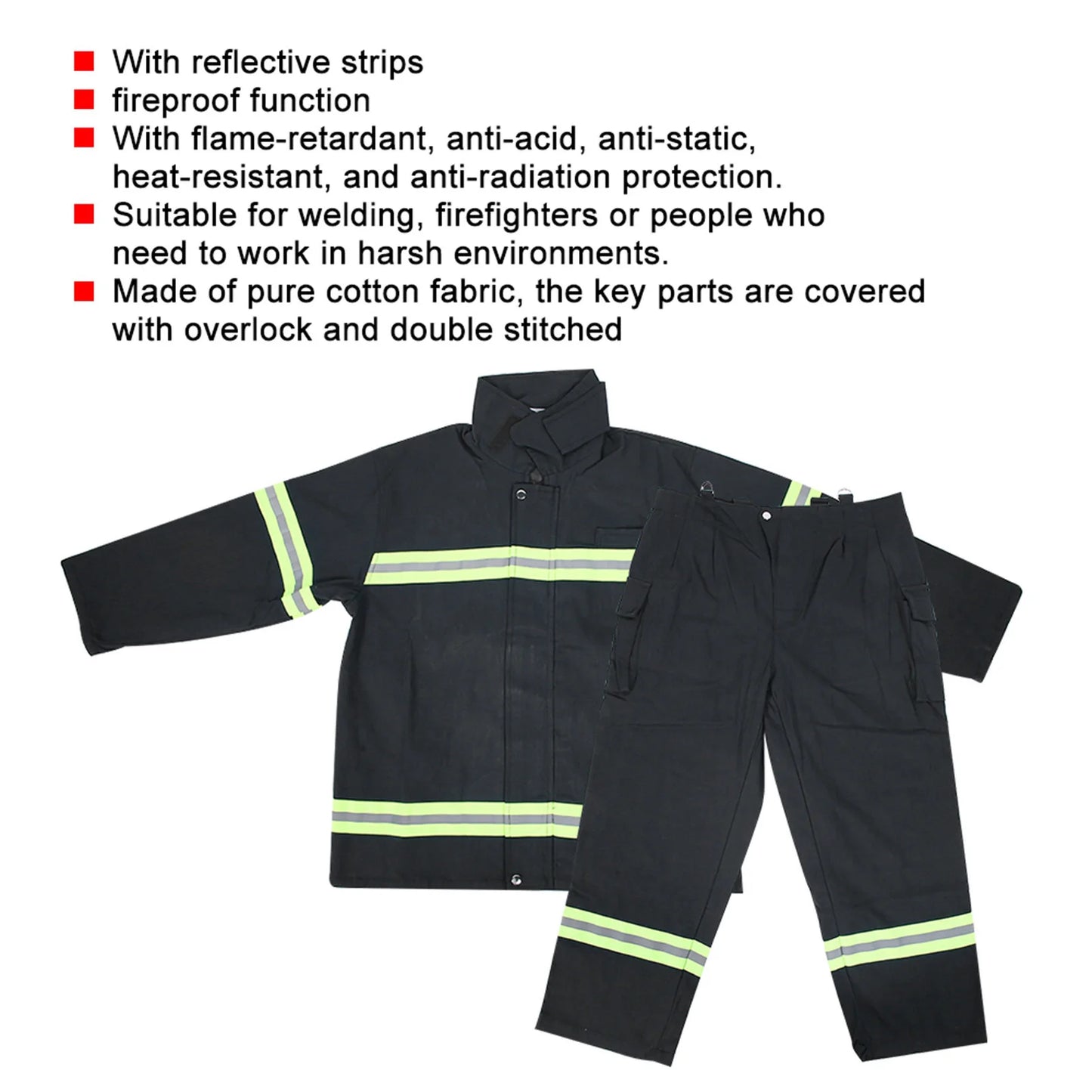Combinaison Ignifuge Professionnelle - Veste & Pantalon Anti-Feu - BLACKBEARD OUTDOOR INDUSTRIES