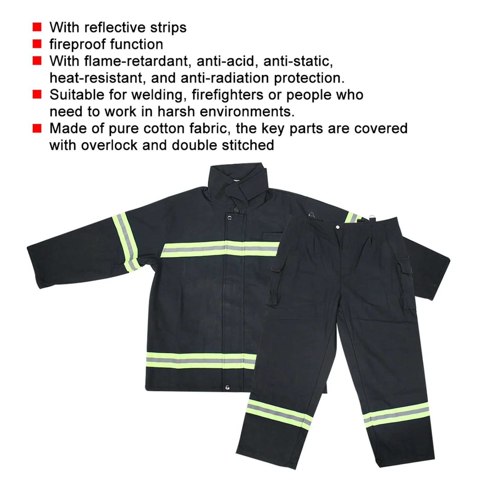 Combinaison Ignifuge Professionnelle - Veste & Pantalon Anti-Feu - BLACKBEARD OUTDOOR INDUSTRIES