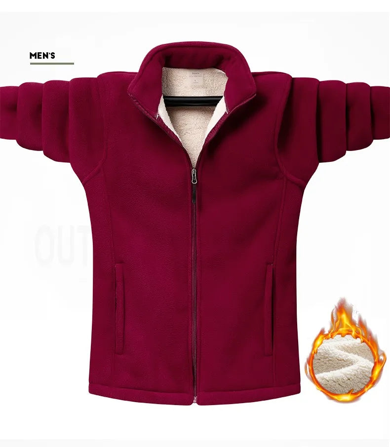 Veste Polaire Plus Size 9XL Hiver - Manteau Doublé Soft Shell pour Homme BLACKBEARD OUTDOOR INDUSTRIES