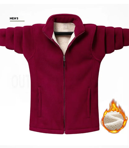 Veste Polaire Plus Size 9XL Hiver - Manteau Doublé Soft Shell pour Homme BLACKBEARD OUTDOOR INDUSTRIES