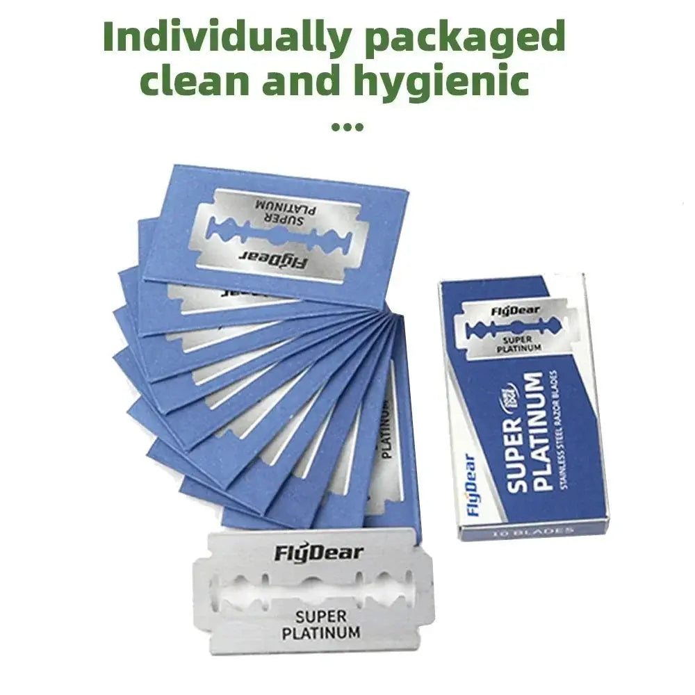 Outil professionnel de barbier – Lames de rasoir double tranchant classiques en acier inoxydable Ma boutique