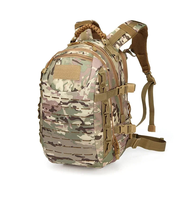Sac à Dos Tactique YIDONG 25L MOLLE Oxford 600D – Imperméable, Laptop & Hydratation | Randonnée, Camping | 11 Coloris