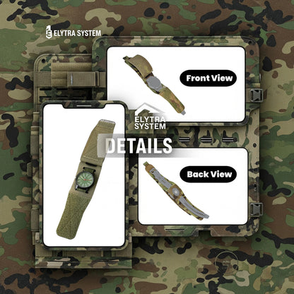 Bracelet de Montre Tactique Nylon Camouflage – 7 Coloris Militaires | Chasse, Outdoor, Sport