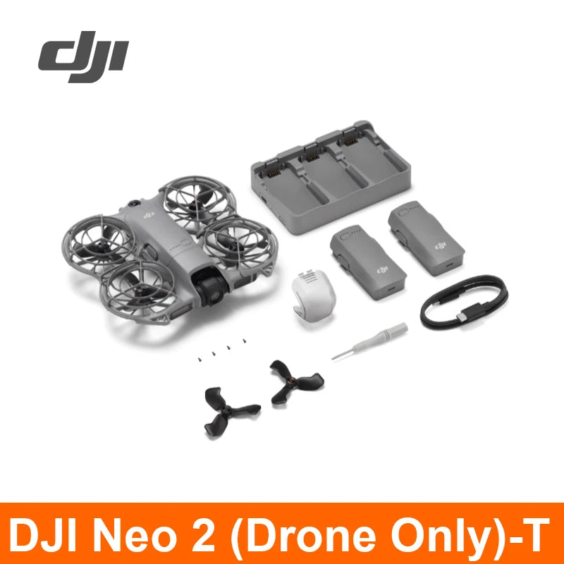 DJI Neo 2 – Drone Caméra 4K/60fps | 151 g | Évitement Obstacles | Portée 10 km - BLACKBEARD OUTDOOR INDUSTRIES