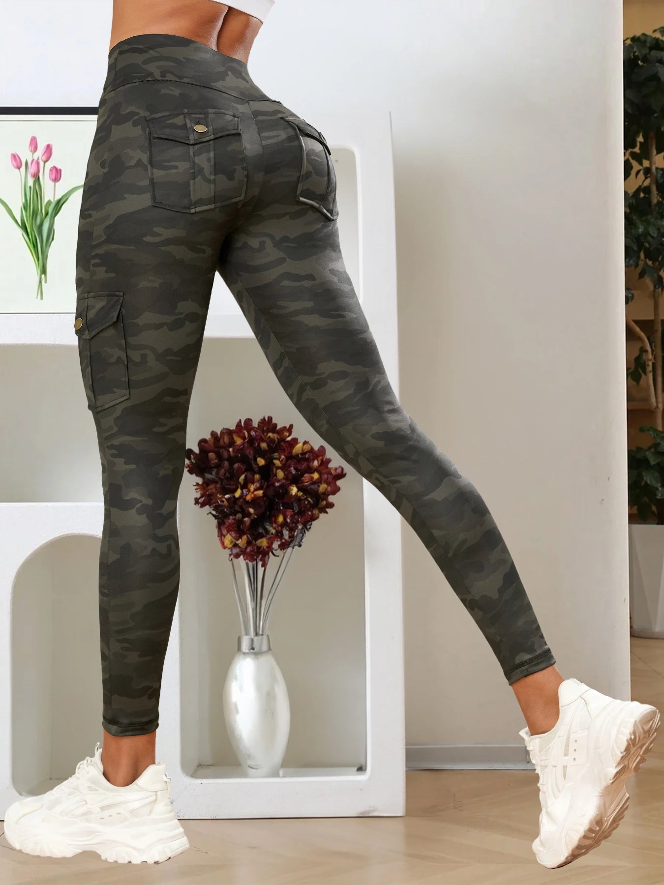 Legging Yoga Femme Sans Coutures Taille Haute – Poche, Gainant, Butt Lift - BLACKBEARD OUTDOOR INDUSTRIES