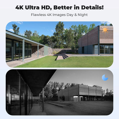 Kit Vidéosurveillance POE H.VIEW 5MP/8MP — NVR 8 Canaux + 4/6/8 Caméras IP Extérieur avec Détection IA - BLACKBEARD OUTDOOR INDUSTRIES