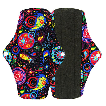 VEJYO – Lot de 5 Serviettes Hygiéniques Lavables en Charbon de Bambou Réutilisables Ma boutique