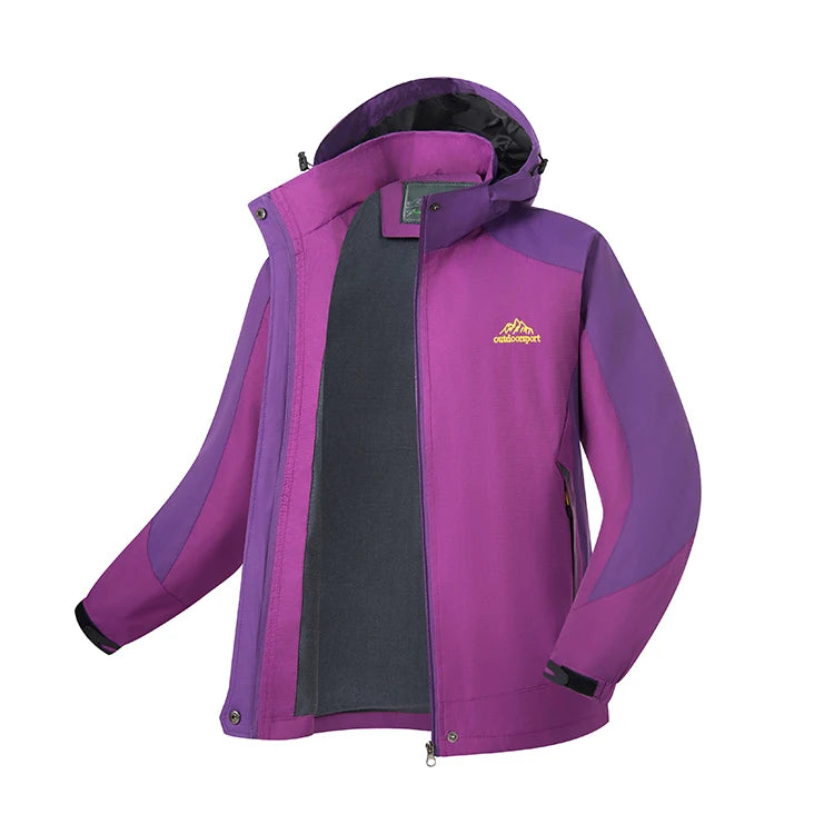 Veste Imperméable Femme Coupe-Vent à Capuche – Légère & Respirante pour Randonnée & Outdoor - BLACKBEARD OUTDOOR INDUSTRIES
