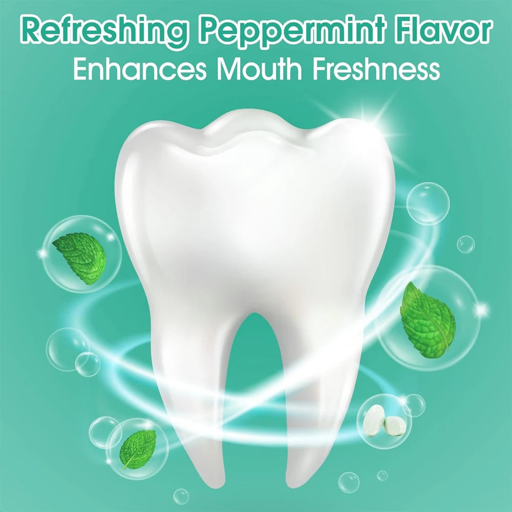 Tablettes de Dentifrice Naturel – Taille Voyage, Comprimés à Mâcher, Blanchiment Naturel, Fraîcheur de Souffle - BLACKBEARD OUTDOOR INDUSTRIES