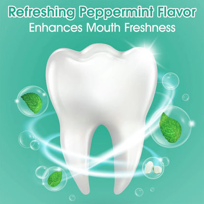 Tablettes de Dentifrice Naturel – Taille Voyage, Comprimés à Mâcher, Blanchiment Naturel, Fraîcheur de Souffle - BLACKBEARD OUTDOOR INDUSTRIES