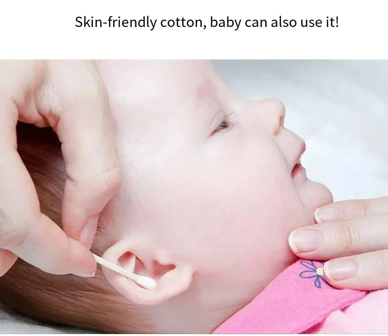 100 Coton-Tiges Individuellement Emballés – Double Embout – Hygiéniques, Jetables, Portables - BLACKBEARD OUTDOOR INDUSTRIES