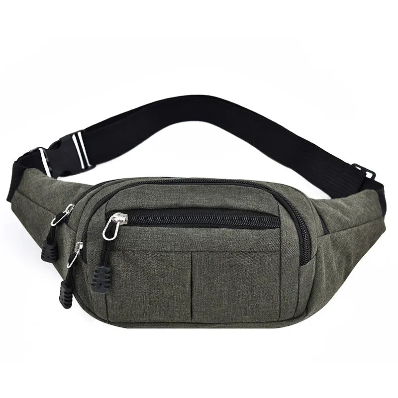 Sac Banane Homme Étanche – Style Coréen, Toile Oxford, Multi-usage - BLACKBEARD OUTDOOR INDUSTRIES