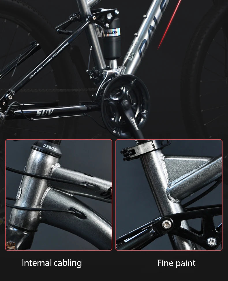 Vélo de Montagne Soft Tail 26"/29" – VTT Double Amortissement pour Descente, Cross Country & Dirt - BLACKBEARD OUTDOOR INDUSTRIES