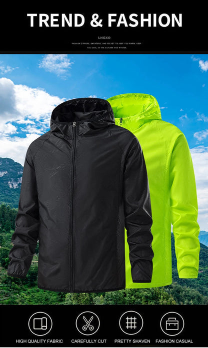 Veste de Randonnée Imperméable pour Hommes et Femmes - Protection Solaire et Coupe-Vent Unisexe | Idéale pour le Camping, l'Escalade et les Activités Extérieures BLACKBEARD OUTDOOR INDUSTRIES