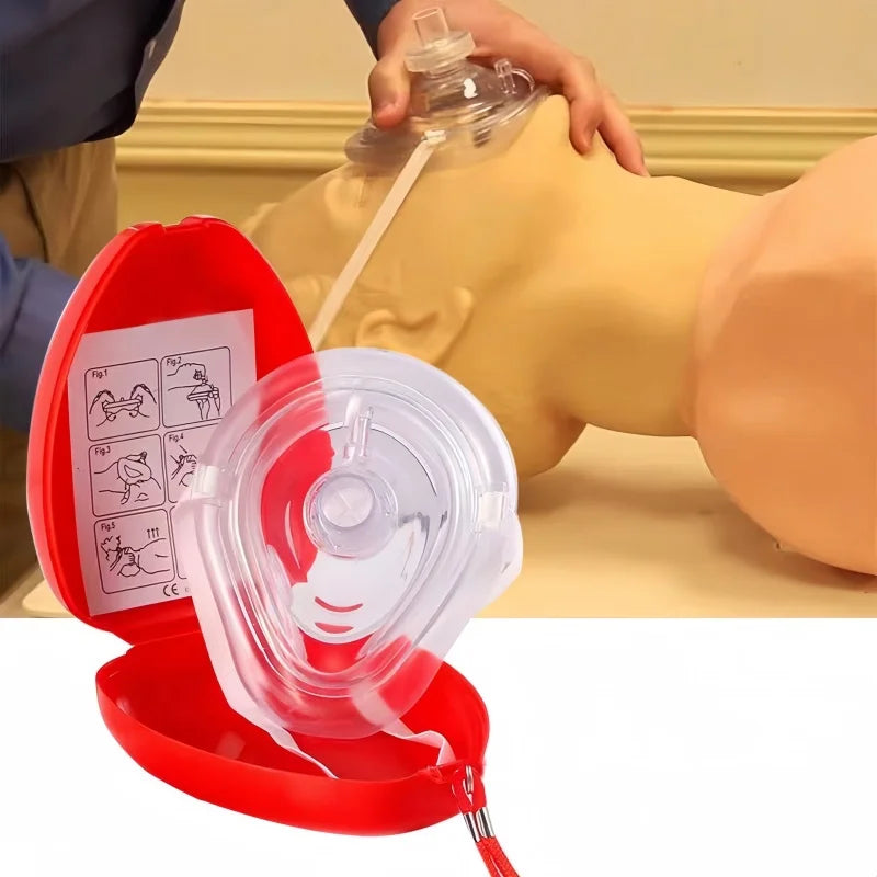 Masque de Secours CPR – Rescousse Adulte/Enfant, Pocket Resuscitator pour Premiers Secours et Sauvetage Cardiaque - BLACKBEARD OUTDOOR INDUSTRIES