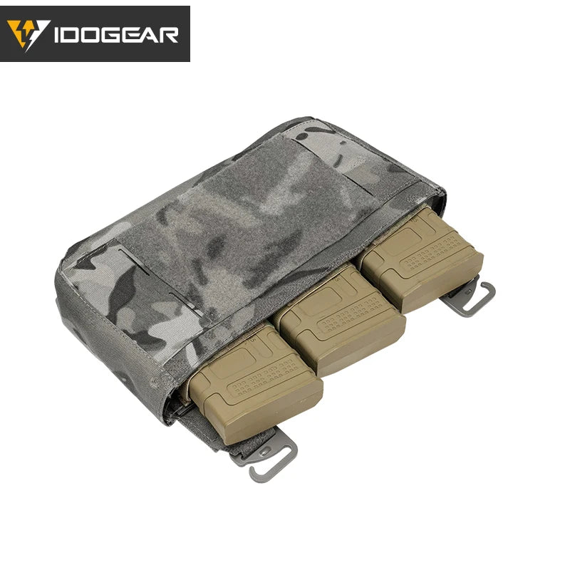 Poche à Chargeurs Tactique 5.56 Triple IDOGEAR – Modèle DOPE avec Fixation Élastique Hook & Loop - Référence 3598 - BLACKBEARD OUTDOOR INDUSTRIES