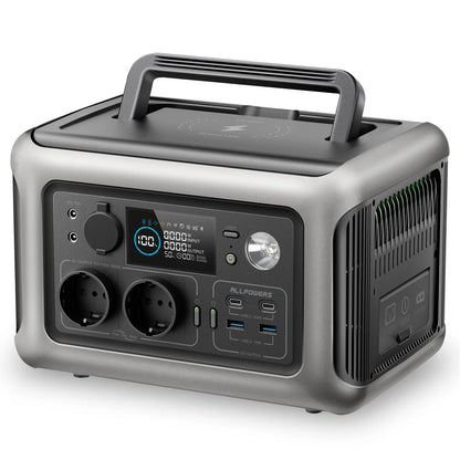 ALLPOWERS R600 Station d'Énergie Portable 299Wh Batterie LiFePO4 avec Sorties AC 600W pour Activités Extérieures - BLACKBEARD OUTDOOR INDUSTRIES