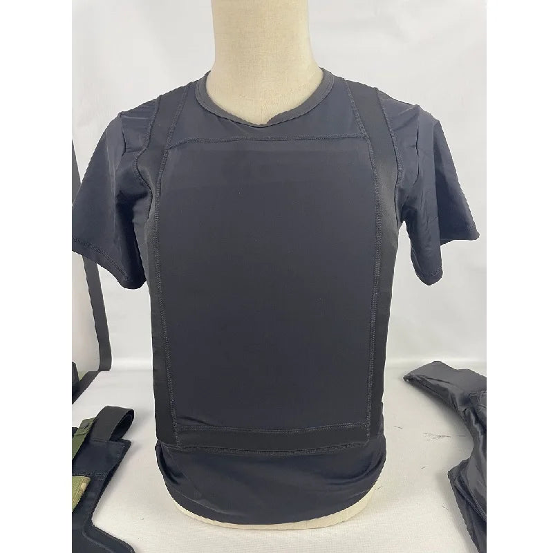 Tee-shirt pare-balles NIJ IIIA port discret – gilet balistique PE ultraléger pour port invisible - BLACKBEARD OUTDOOR INDUSTRIES