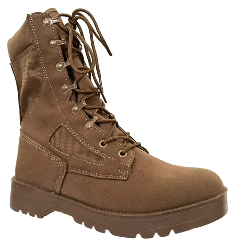 Rangers tactiques homme en cuir fendu et nylon